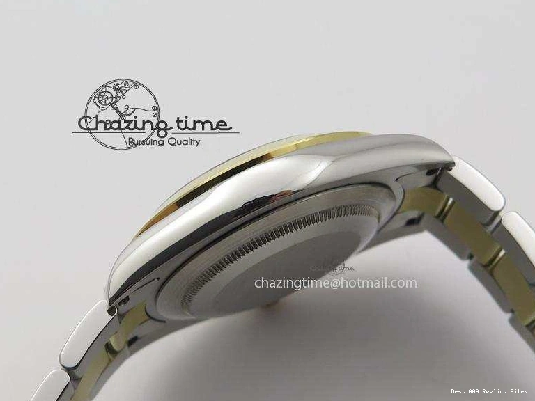 Best AAA Replica Sites 3978 On Bracelet Dial Black 116203 Best Diamond SS Oyster DateJust YG A UrbanStyle Edition BP-Maker 36MM 1225